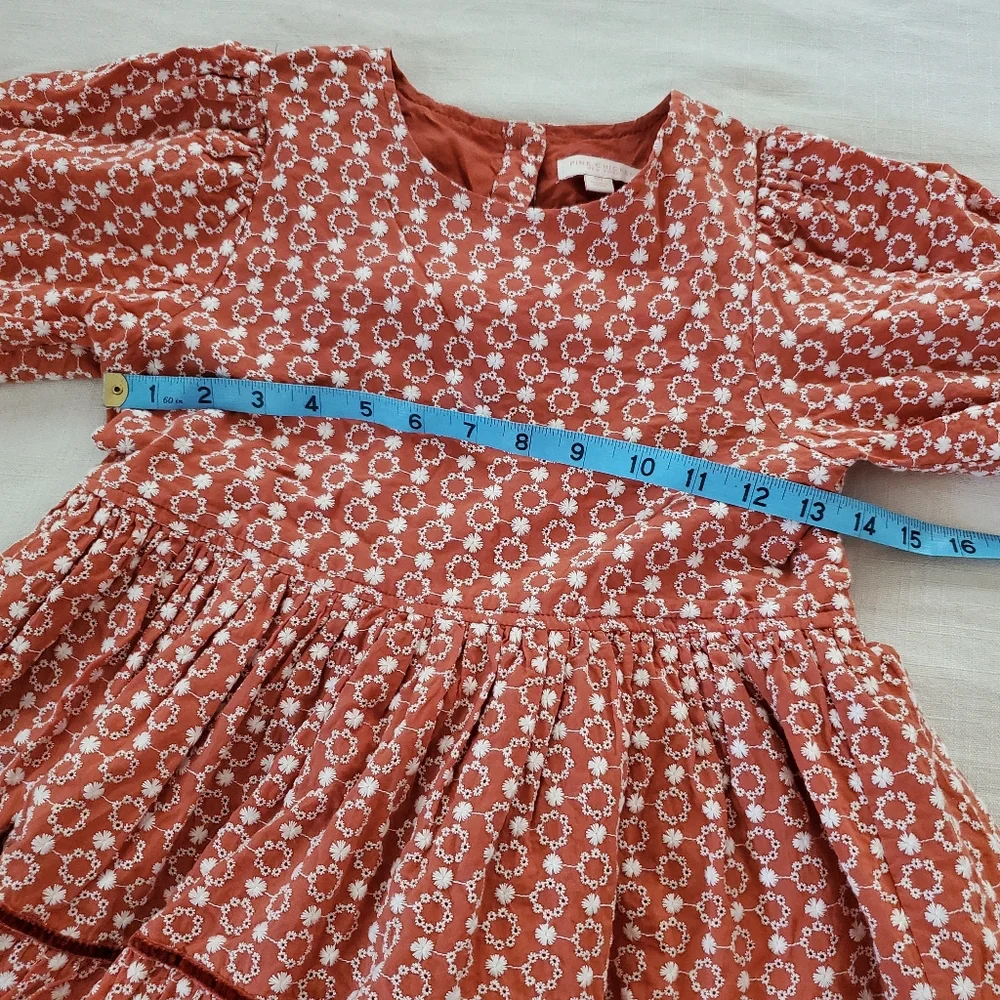 Pink Chicken rust orange dress kids 10 - Picture 4 of 10